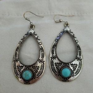 Western drop earrings